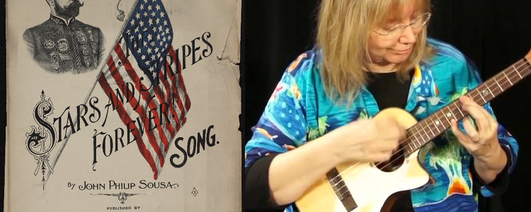 Stars and Stripes Forever Ukulele Marcy Marxer