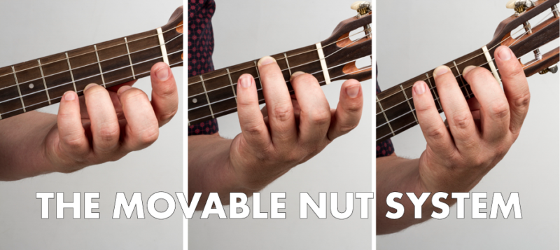 The Movable Nut System of Ukulele Chord Shapes