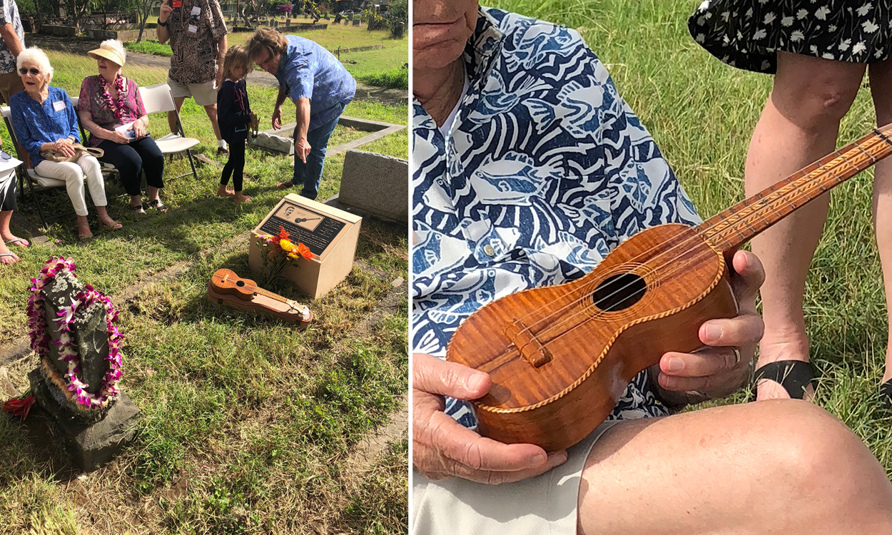 New Grave Marker for the Earliest Known Ukulele Builder1