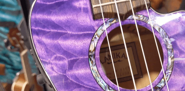 Lanikai purple ukulele NAMM 2020