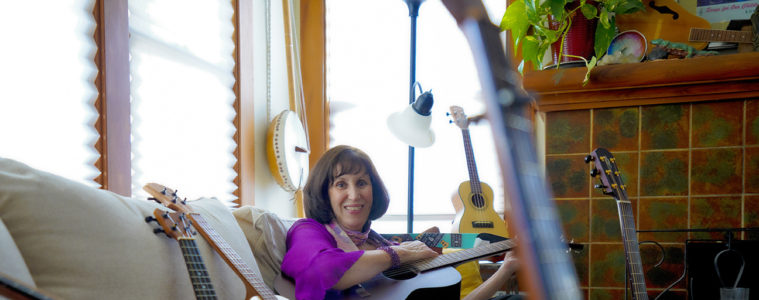 jess baron, founder of guitars and ukes in the classroom