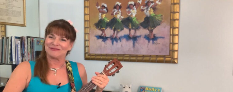 Holly Rudin-Braschi ukulele lesson on syncopated rhythms