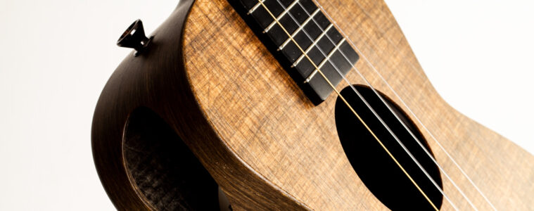 Blackbird Farallon ukulele body detail